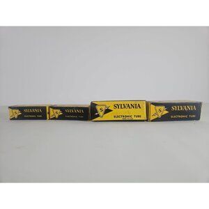 4x Vintage Sylvania Electronic Tubes - NOS, Audio/Radio,